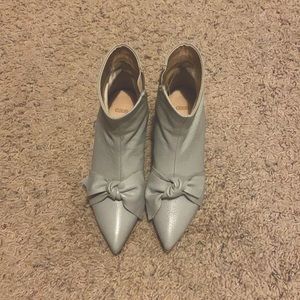 Grey Ankle Boots
